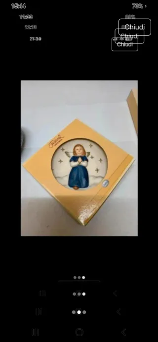 Goebel Angelo porcellana  Decorativo