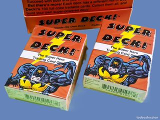 SUPER DECK! Juego de Cartas Coleccionables Superhé