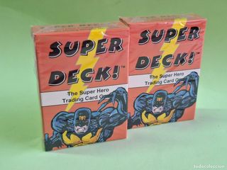 SUPER DECK! Juego de Cartas Coleccionables Superhé