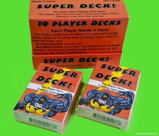 SUPER DECK! Juego de Cartas Coleccionables Superhé