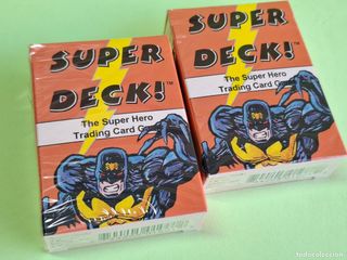 SUPER DECK! Juego de Cartas Coleccionables Superhé