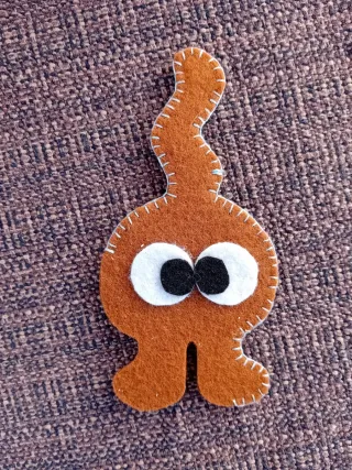 Segnalibro gatto in feltro