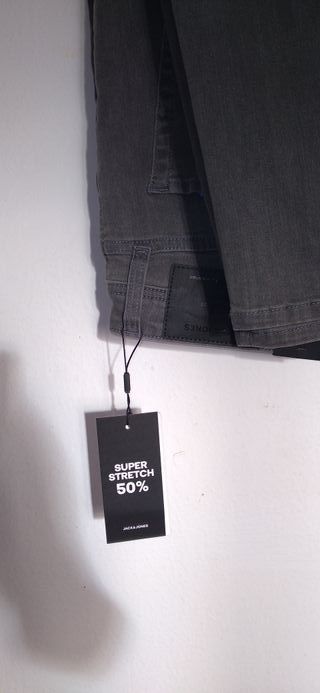 Pantalones Jack & Jones Skinny Gris W33 (W34) L36