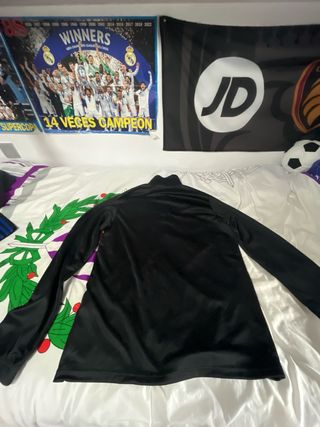 Chaqueta Adidas Negra Media Cremallera