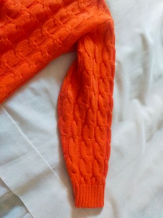 Maglione nuovo NHP in lana arancione