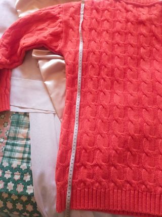 Maglione nuovo NHP in lana arancione