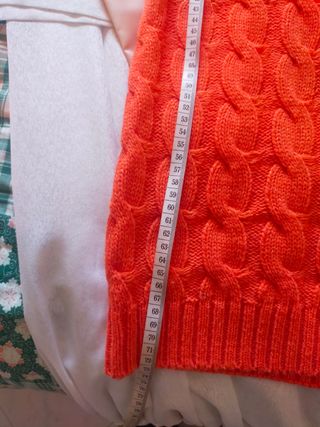 Maglione nuovo NHP in lana arancione