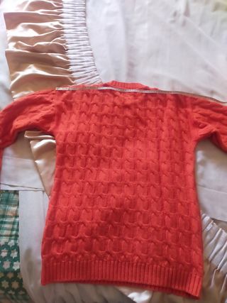 Maglione nuovo NHP in lana arancione