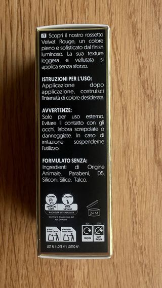 Labial Gold Collagen Velvet Rouge Ed. Limitada