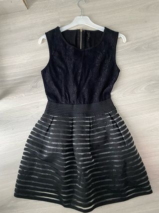 Vestido de fiesta negro talla S