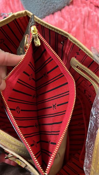 Bolso Louis Vuitton Beige y Marrón