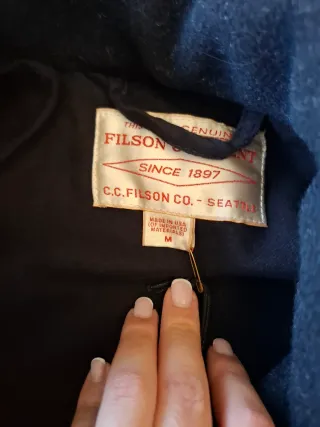 Giacca Filson Lana Mockinaw Nera M