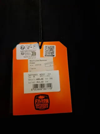 Giacca Filson Lana Mockinaw Nera M