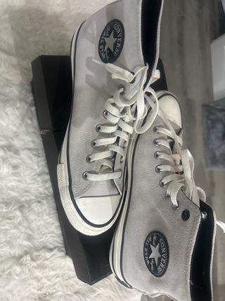 Converse Blancas/Gris Talla [Talla]