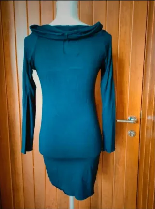 Abito Sweet Years blu con mezze borchie