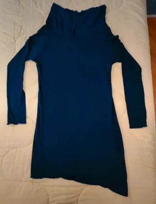 Abito Sweet Years blu con mezze borchie