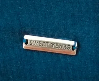 Abito Sweet Years blu con mezze borchie