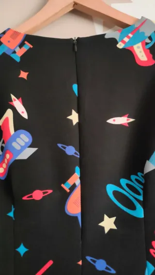 Vestido Minueto Talla S Estampado