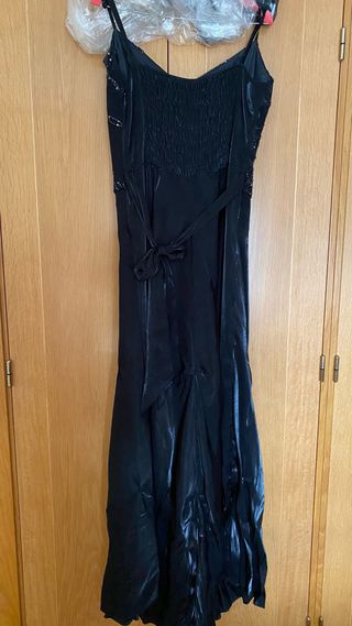 Conjunto negro con brillos