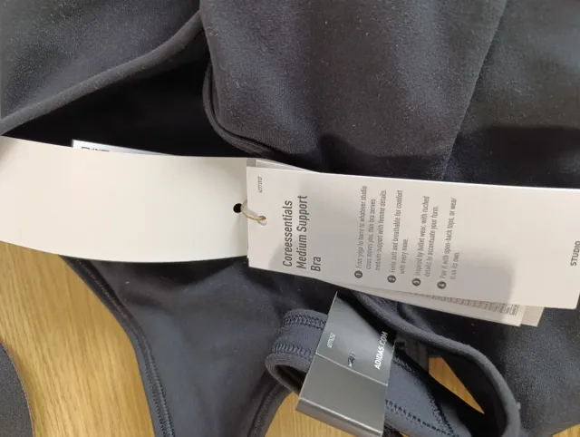 Reggiseno sportivo nero taglia XL