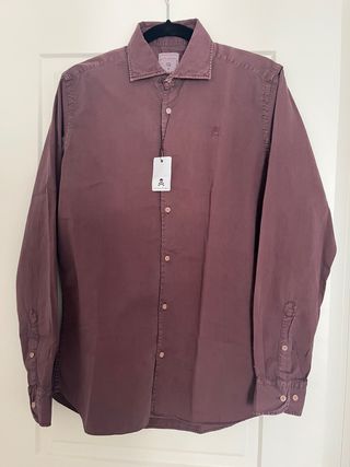 Camisa Scalpers Burdeos Talla M