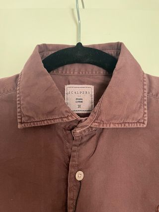 Camisa Scalpers Burdeos Talla M