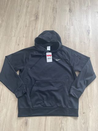 Felpa Nike nera con cerniera