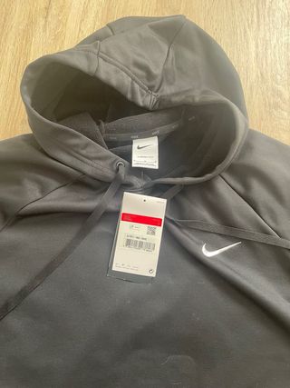 Felpa Nike nera con cerniera