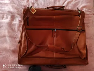 Portatrajes de cuero Cottier marrón