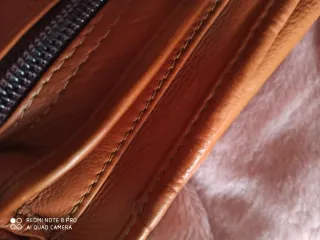 Portatrajes de cuero Cottier marrón