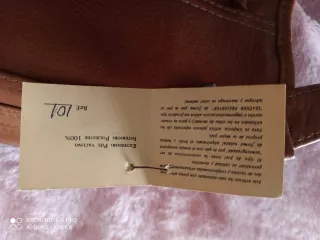 Portatrajes de cuero Cottier marrón