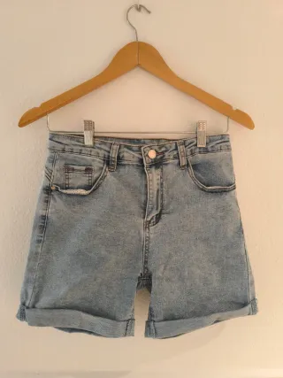 Pantalón corto vaquero mujer