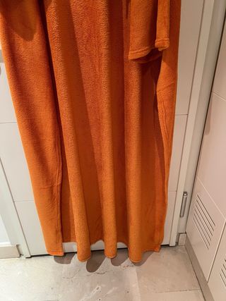 Bata-manta naranja talla única