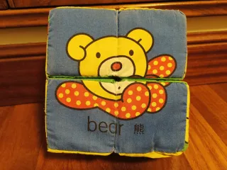 Bloques de tela infantiles con dibujos