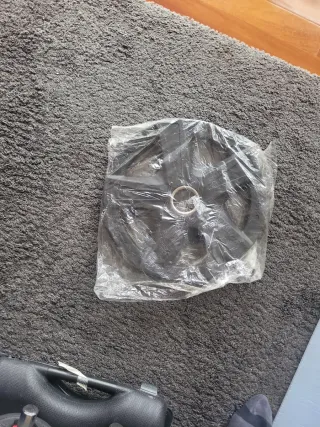 Juego de pesas 20kg + disco 15kg