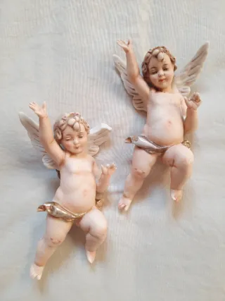 Pareja de Ángeles Decorativos