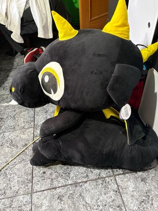Peluche Dragón Negro y Amarillo 80cm