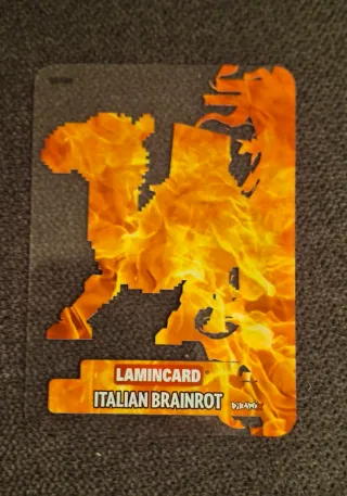 Lamincard Italian Brainrot Gobba di Pixel