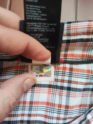 The North Face camicia Uomo a Quadri taglia M