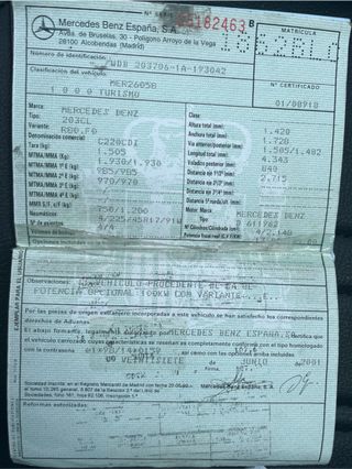 Mercedes-Benz Clase C 2001