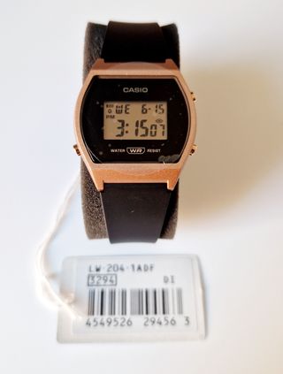 Reloj Casio Vintage Digital Oro Rosa Negro