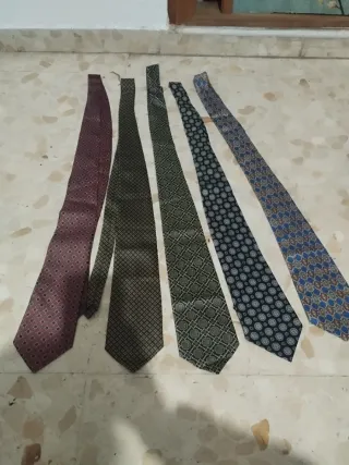 Lote 7 Corbatas Vintage