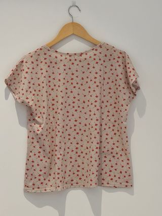 Camiseta Antonieta Estampado Amapolas
