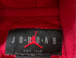 Sudadera Jordan Nike Air Roja y Rosa