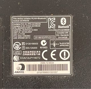 ORDENADOR PORTÁTIL ACER    para piezas o repuestos