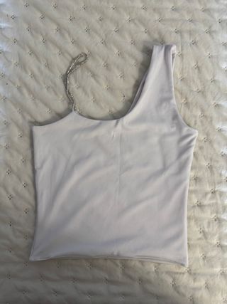 Top fiesta pedrería un hombro T.38