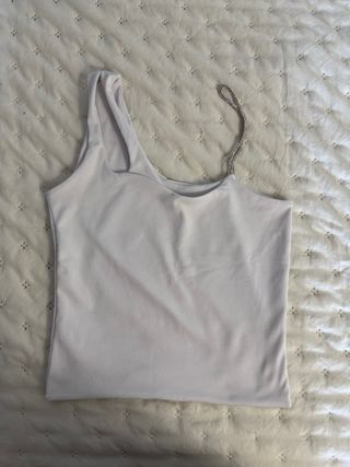 Top fiesta pedrería un hombro T.38