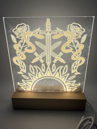 Lampada LED Fantasy Spade Serpenti