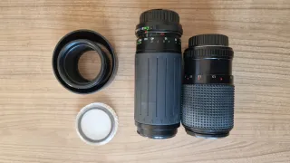 Cámara Analógica Nikon KR-10M + Accesorios