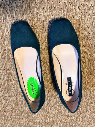 Zapatos de salón Rebelde mujer verde talla 38